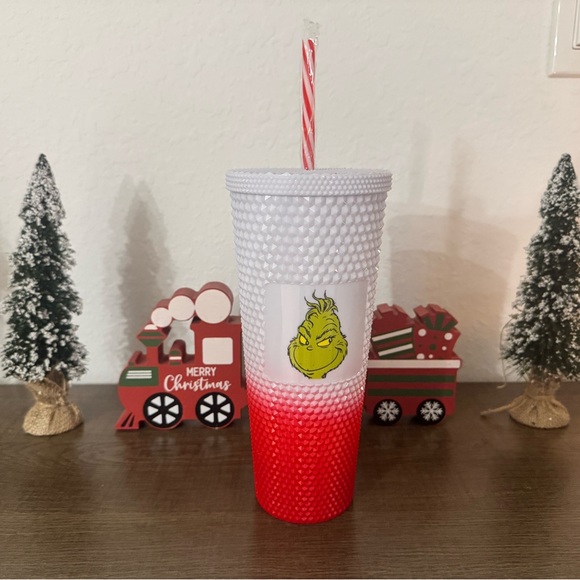 The Grinch Holiday® Tumbler with Straw 24 oz - Picture 2 of 4
